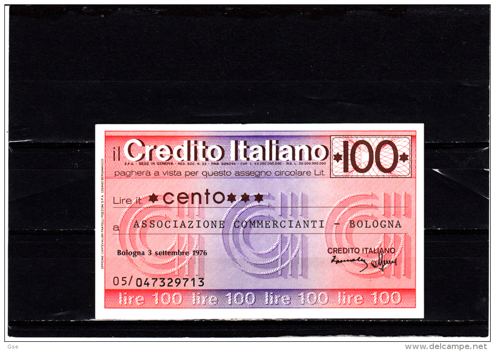 Credito Italiano - 100 Lire - [10] Cheques Y Mini-cheques