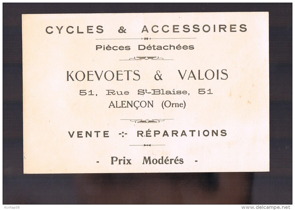 Cycles Et Accessoires KOEVOETS & VALOIS . - Alencon