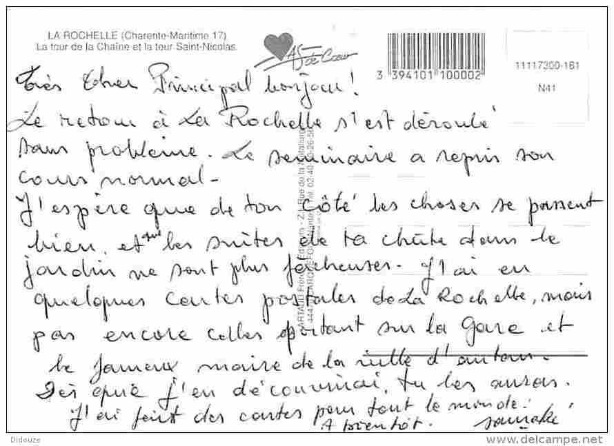 17 - La Rochelle - La Tour De La Chaine Et La Tour St Nicolas - Voir Scans Recto-Verso - La Rochelle