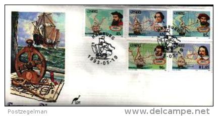 CISKEI, 1993, Famous Discoverers, Mint First Day  Cover,  FDC 2.7 - Ciskei