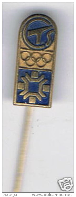 Pin Badge- Sarajevo ´84 Olympics - Hat Lapel Vintage - Jeux Olympiques