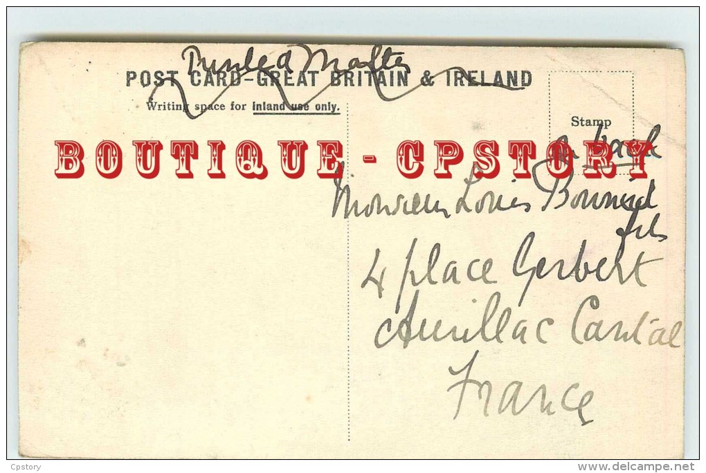 ECOSSE - GIRVAN < Culzean Castle - Scotland - Postcard Couleur Voyagée 1908 - Ayrshire