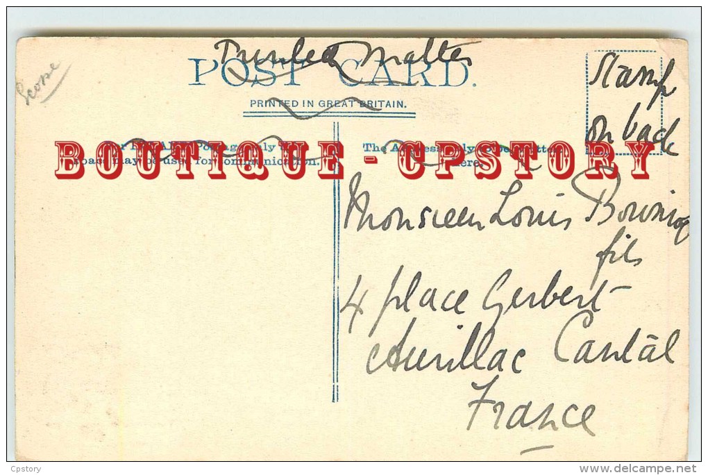 ECOSSE - DRUMMOND Castle - Scotland - Valentine´s Series < Postcard Voyagée 1908 - Stirlingshire