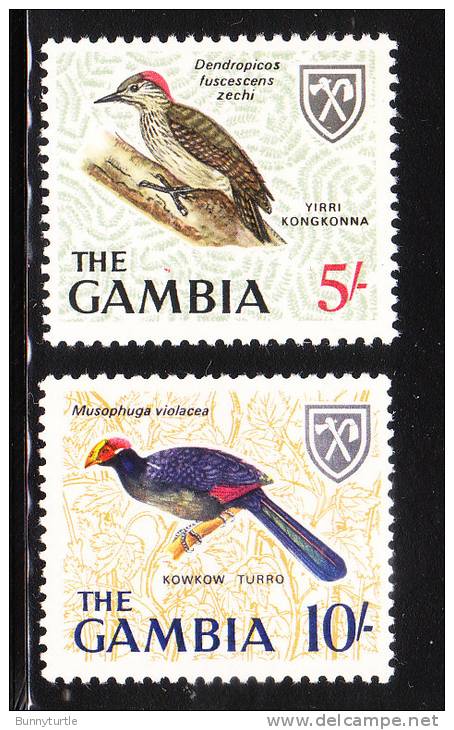 Gambia 1966 Birds 2v MNH - Gambia (1965-...)