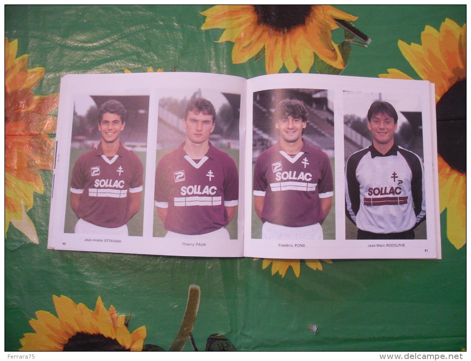 ALBO SQUADRA CALCIO  F.C.METZ  DU F.C.METZ STAGIONE 1986-87. - Sport