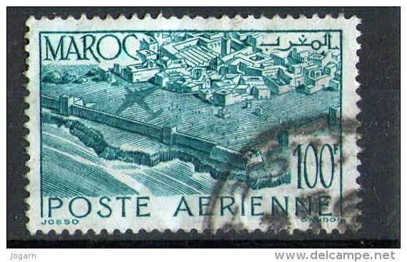 MAROC PA N° 63 OBL - Poste Aérienne