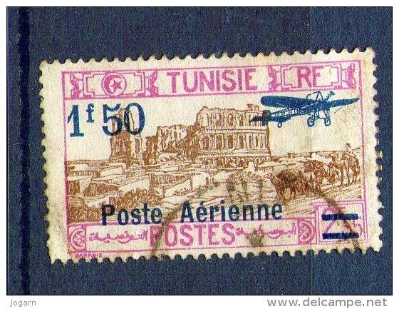 TUNISIE  PA N° 12 OBL - Posta Aerea