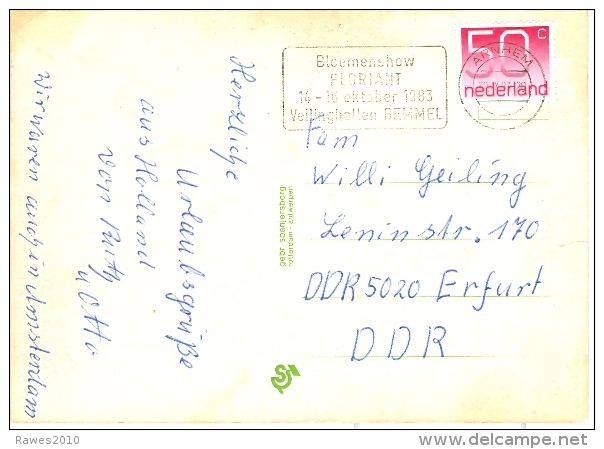 Niederlande Arnheim MWST 1983 Blumen Show Floriant - Maschinenstempel (EMA)