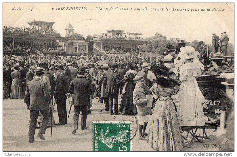 Paris   75016   Le Champ De Course D'Auteuil    (petit Pli) - Sonstige & Ohne Zuordnung