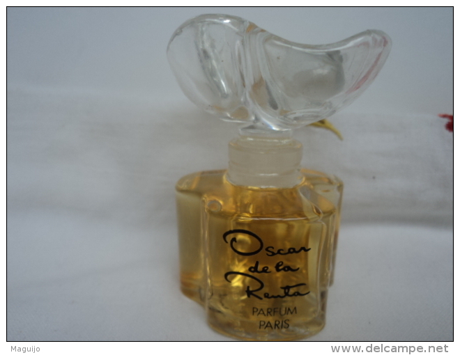 OSCAR DE LA RENTA  PARFUM FACTICE  TOUT EN VERRE BC INCLUS  15 ML   LIRE !! - Miniaturen Flesjes Dame (zonder Doos)