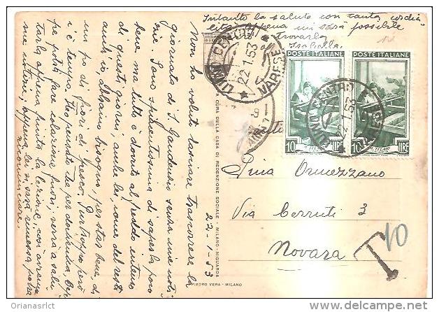 76021)cartolina  Assisi  Firmata D .bellini San Ruffino Con 2 Valori Da 10lire Italia - Lavorocon T Di Tassa - D'Alési, Hugo