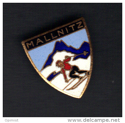 30333-ancienne Broche.Ski.Autriche.Mallnitz.autriche - Winter Sports