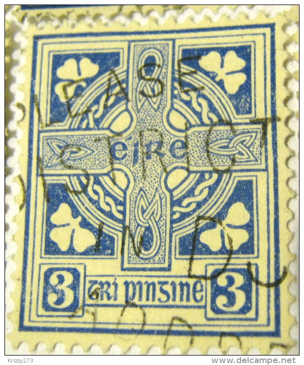 Ireland 1922 Celtic Cross 3d - Used - Gebraucht