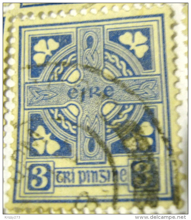 Ireland 1922 Celtic Cross 3d - Used - Used Stamps