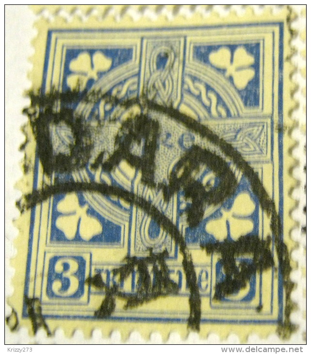 Ireland 1922 Celtic Cross 3d - Used - Used Stamps