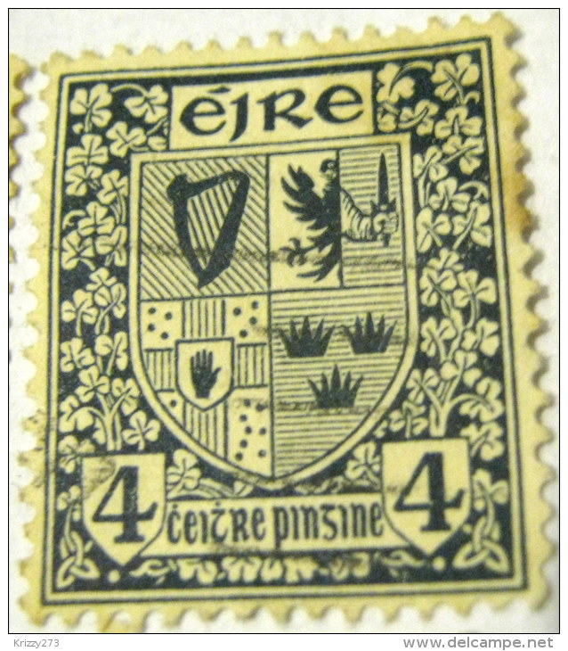 Ireland 1922 Irish Arms 4d - Used - Oblitérés