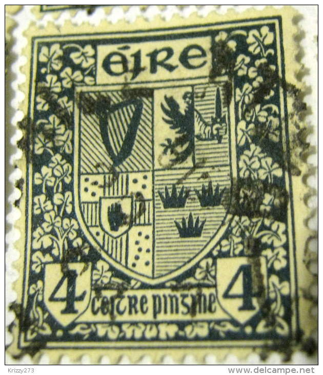 Ireland 1922 Irish Arms 4d - Used - Gebruikt