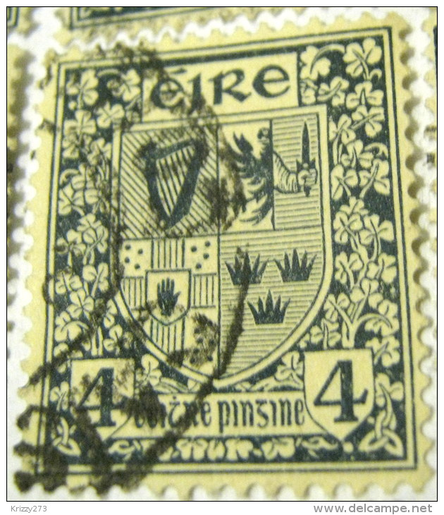 Ireland 1922 Irish Arms 4d - Used - Oblitérés