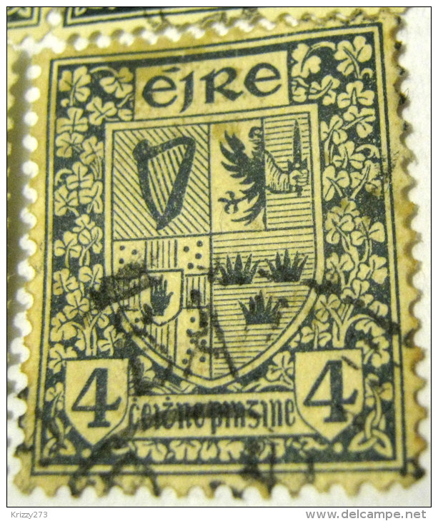 Ireland 1922 Irish Arms 4d - Used - Gebruikt