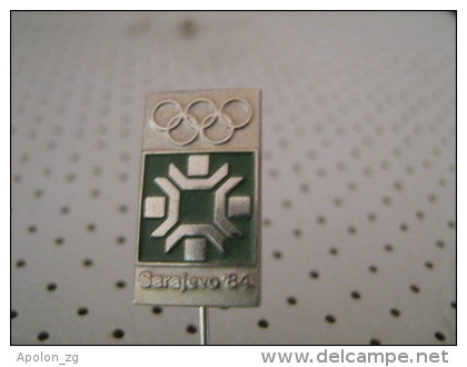 Winter Olympic Game SARAJEVO 1984 Pin Badge - Olympische Spiele