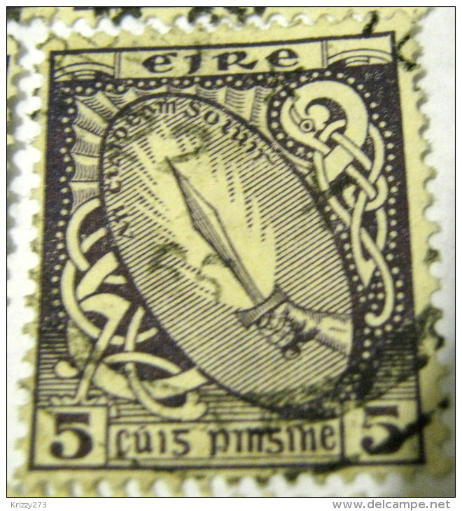 Ireland 1922 Sword Of Light 5d - Used - Gebraucht