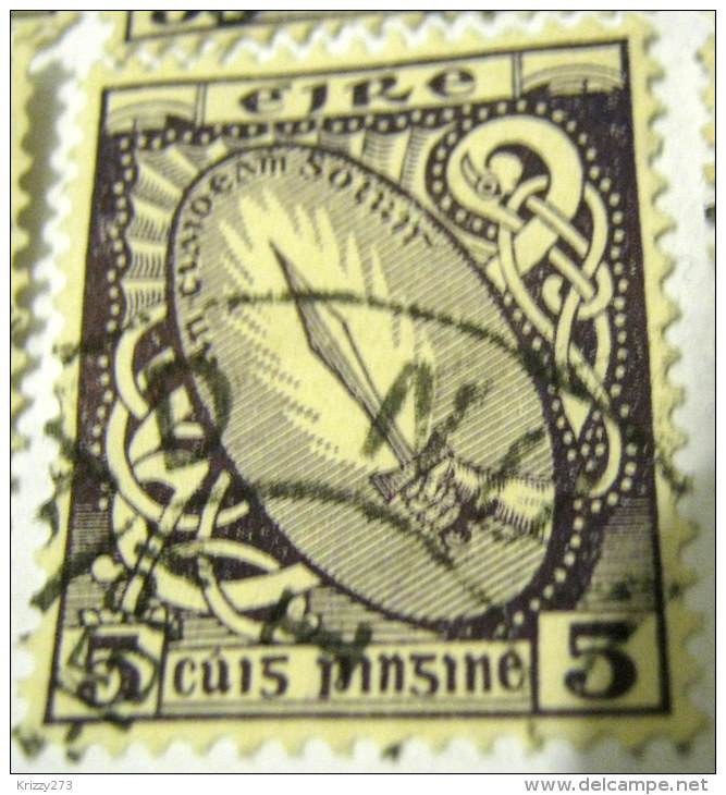 Ireland 1922 Sword Of Light 5d - Used - Gebraucht