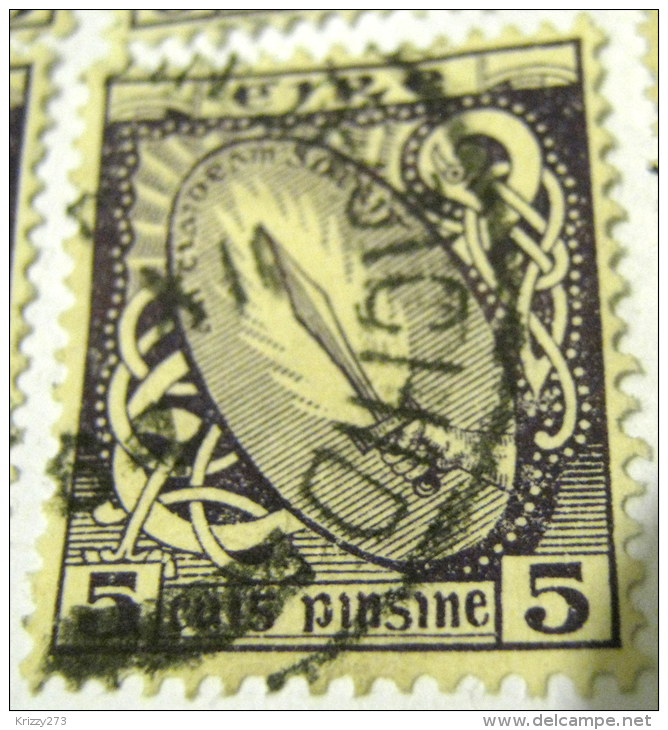 Ireland 1922 Sword Of Light 5d - Used - Gebraucht