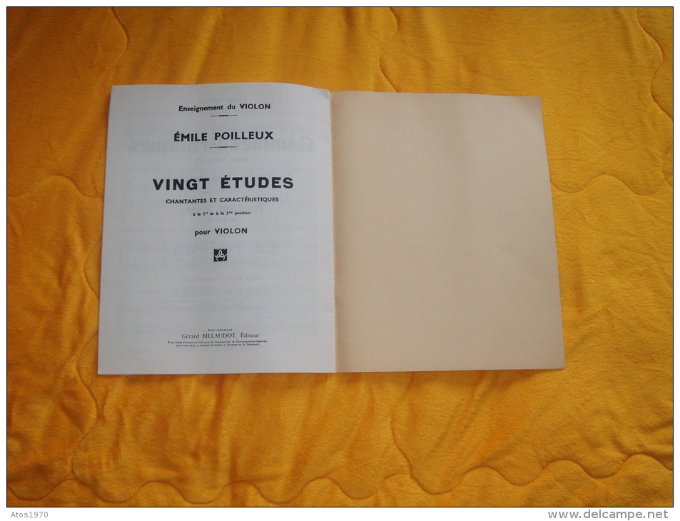 LE VIOLON CLASSIQUE ( DEUXIEME RECUEIL) / LINE TALLUEL / GERARD BILLAUDOT EDITEUR. COPYRIGHT 1952. - Spartiti