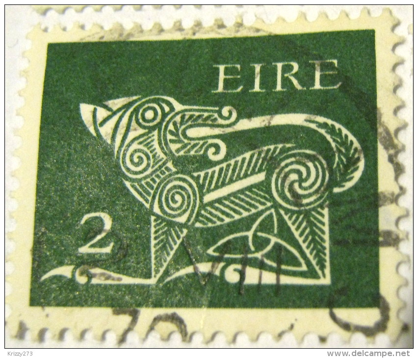 Ireland 1971 Stylised Dog 2p - Used - Oblitérés