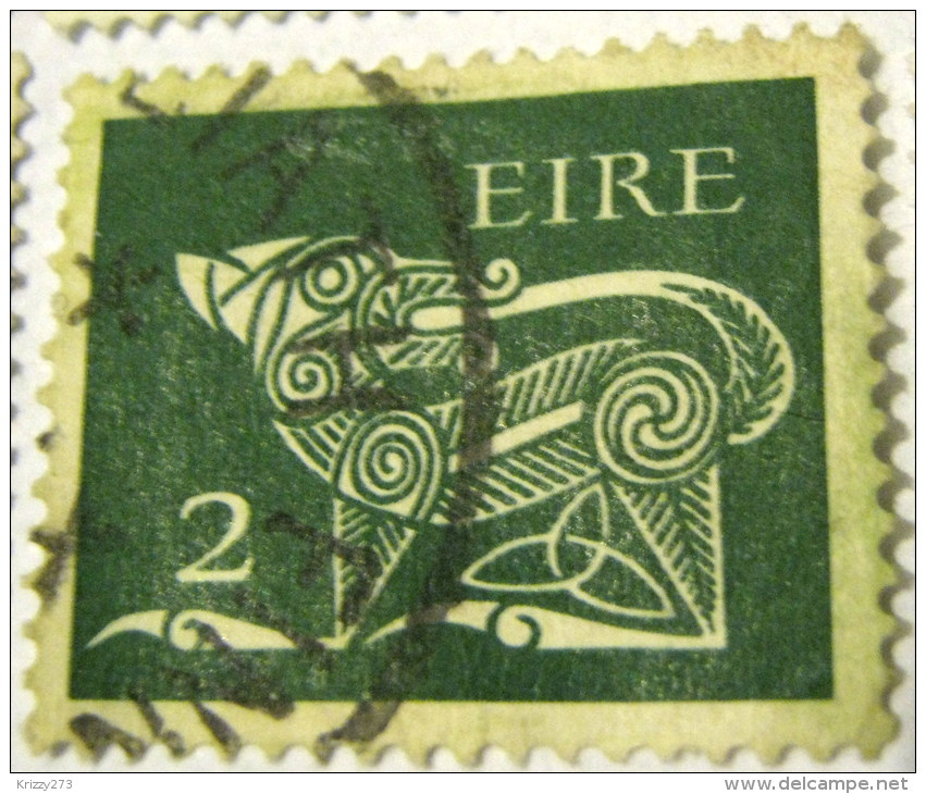 Ireland 1971 Stylised Dog 2p - Used - Oblitérés