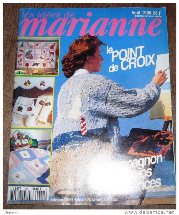 REVUE MAGAZINE LES IDEES DE MARIANNE LE POINT DE CROIX 1996 N° 21 - House & Decoration