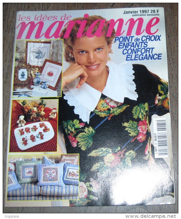 REVUE MAGAZINE LES IDEES DE MARIANNE LE POINT DE CROIX 1997 N° 25 - Maison & Décoration