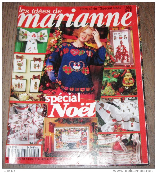 REVUE MAGAZINE LES IDEES DE MARIANNE LE POINT DE CROIX 1995 N° 2 HORS SERIE SPECIAL NOEL - House & Decoration