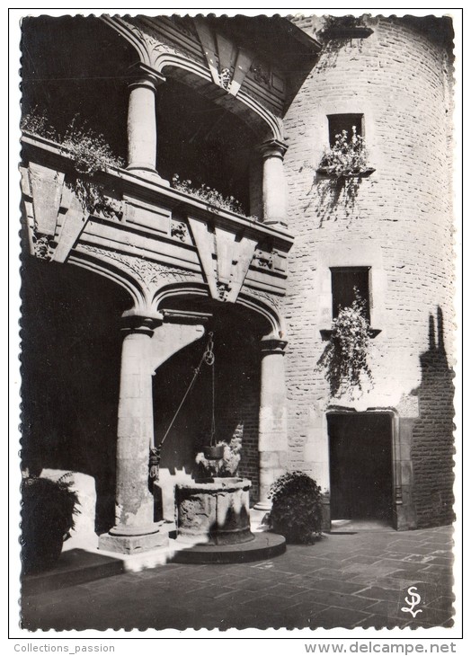 CP, 81, ALBI, La Cour Intérieur Et Son Vieux Puits De La Chambre De Commerce...Vierge - Albi