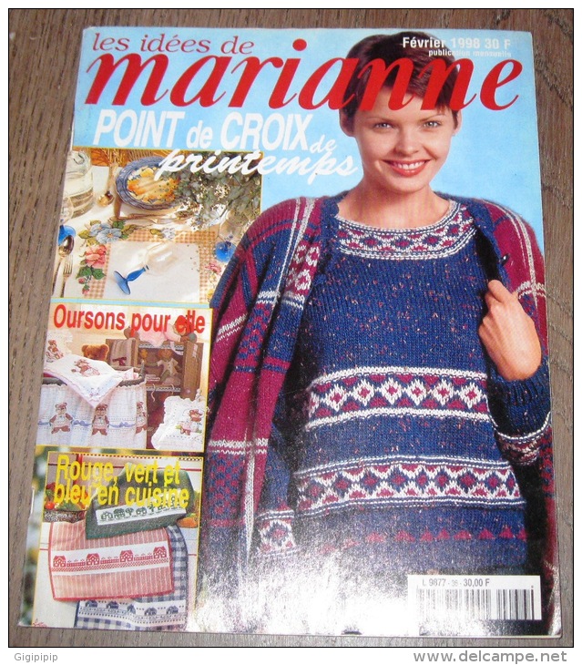 REVUE MAGAZINE LES IDEES DE MARIANNE LE POINT DE CROIX 1998 N° 36 - House & Decoration