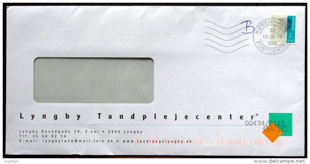 Denmark Letter 19-8-2013  MiNr.1629 ( Lot 2253 ) - Maximumkarten (MC)
