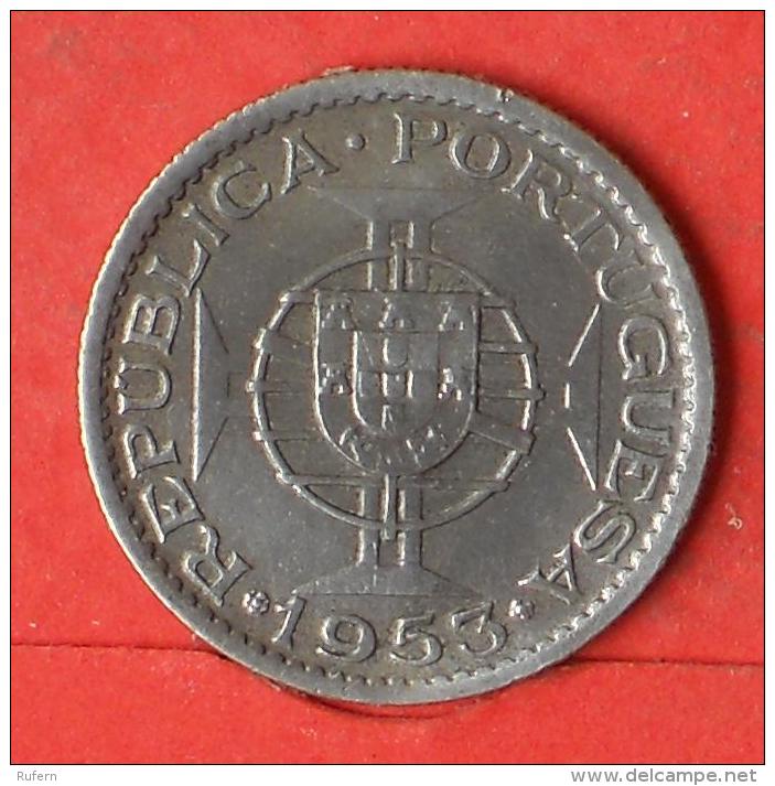 ANGOLA  2,5  ESCUDOS  1953   KM# 77  -    (Nº03244) - Angola