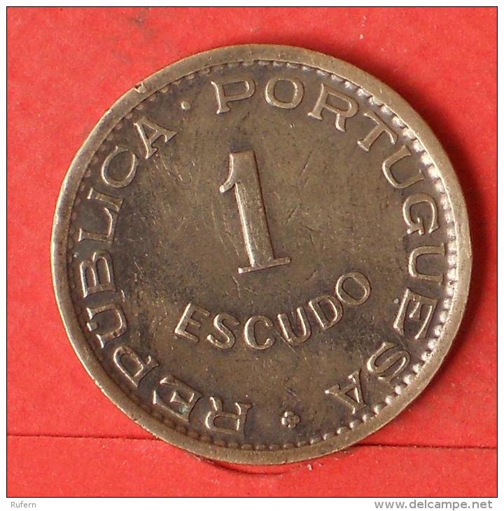 ANGOLA  1  ESCUDOS  1963   KM# 76  -    (Nº03255) - Angola