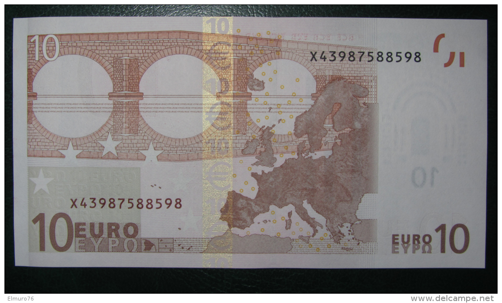 10 EURO R019C1 Germany Serie X  Perfect UNC - 10 Euro