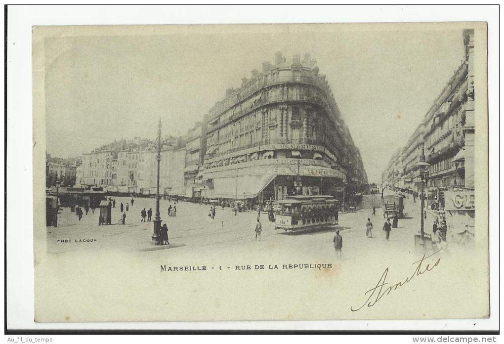 MARSEILLE , RUE DE LA REPUBLIQUE , LACOUR - Canebière, Centre Ville