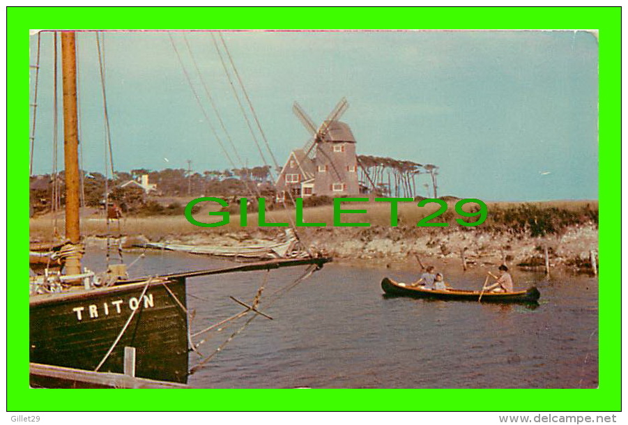 CAPE COD, MA - WIND MILL AT OLD MILL POINT - SIDNEY B. MOODY - - Cape Cod