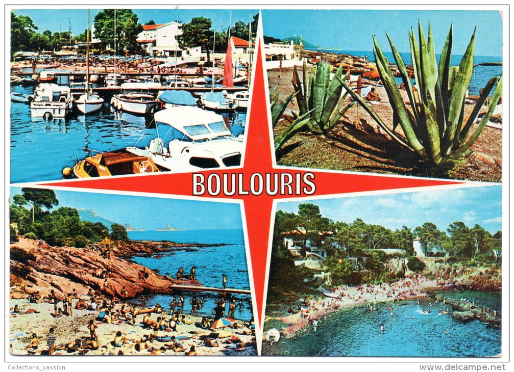 CP, 83, BOULOURIS, "Corniche D'Or", SOUVENIR DE BOULOURIS, Voyagé En 1978, Ed : S.E.P.T. - Boulouris