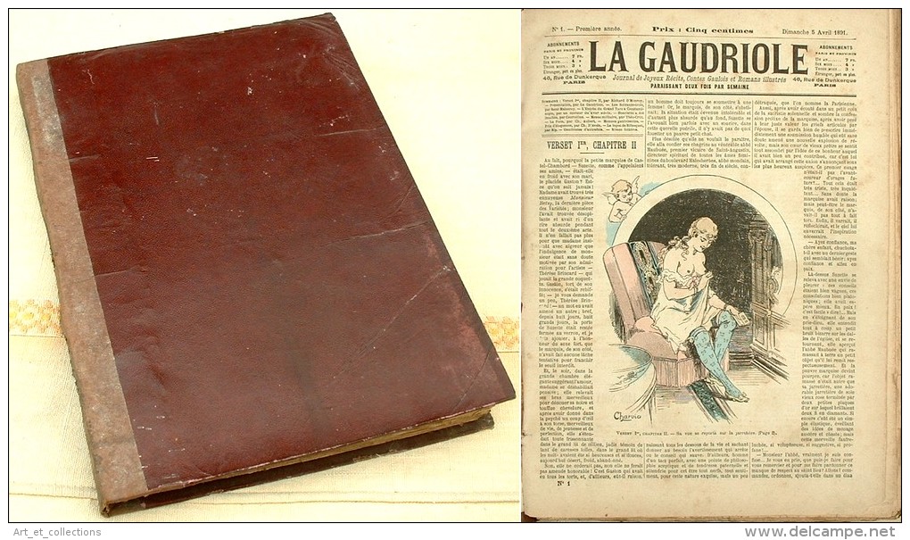 78 Livraisons De La Revue « La GAUDRIOLE » De Sa 1ère Année 1891 - Revues Anciennes - Avant 1900