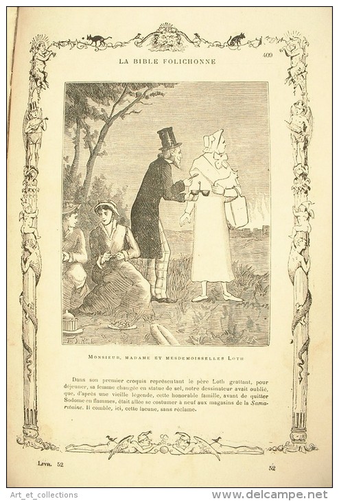 Recueil De 50 Livraisons De La Revue Anticléricale « La Bible Folichonne » - Revues Anciennes - Avant 1900