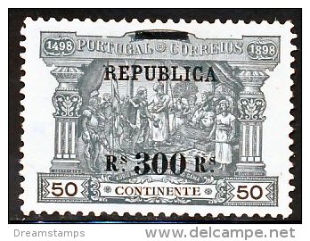 Portugal 1911 AF#196(*) Dues Overprinted  300 Réis(x1306) - Unused Stamps