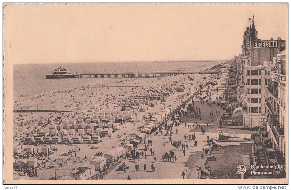 C1920 BLANKENBERGE PANORAMA - Blankenberge