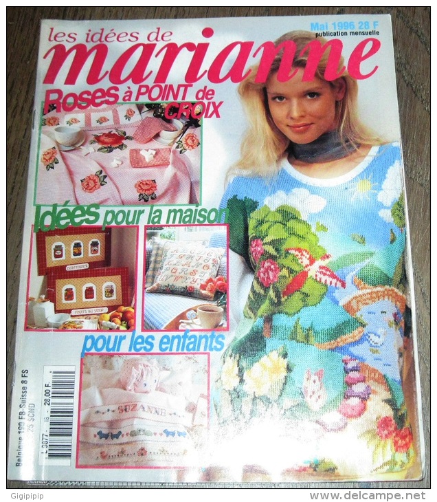 REVUE MAGAZINE LES IDEES DE MARIANNE LE POINT DE CROIX 1996 N° 18 - House & Decoration