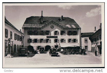 Vallée De Joux, Le Brassus Voitures Devant L'Hôtel De La Lande (729) - Autres & Non Classés