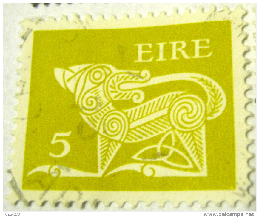 Ireland 1974 Stylised Dog 5p - Used - Oblitérés