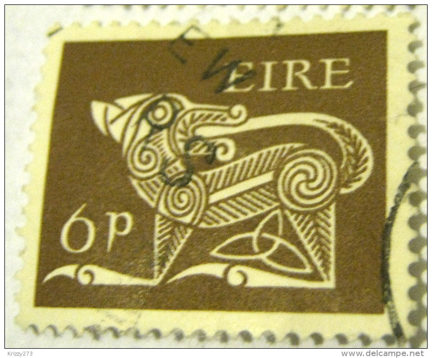 Ireland 1968 Stylised Dog 6p - Used - Gebruikt